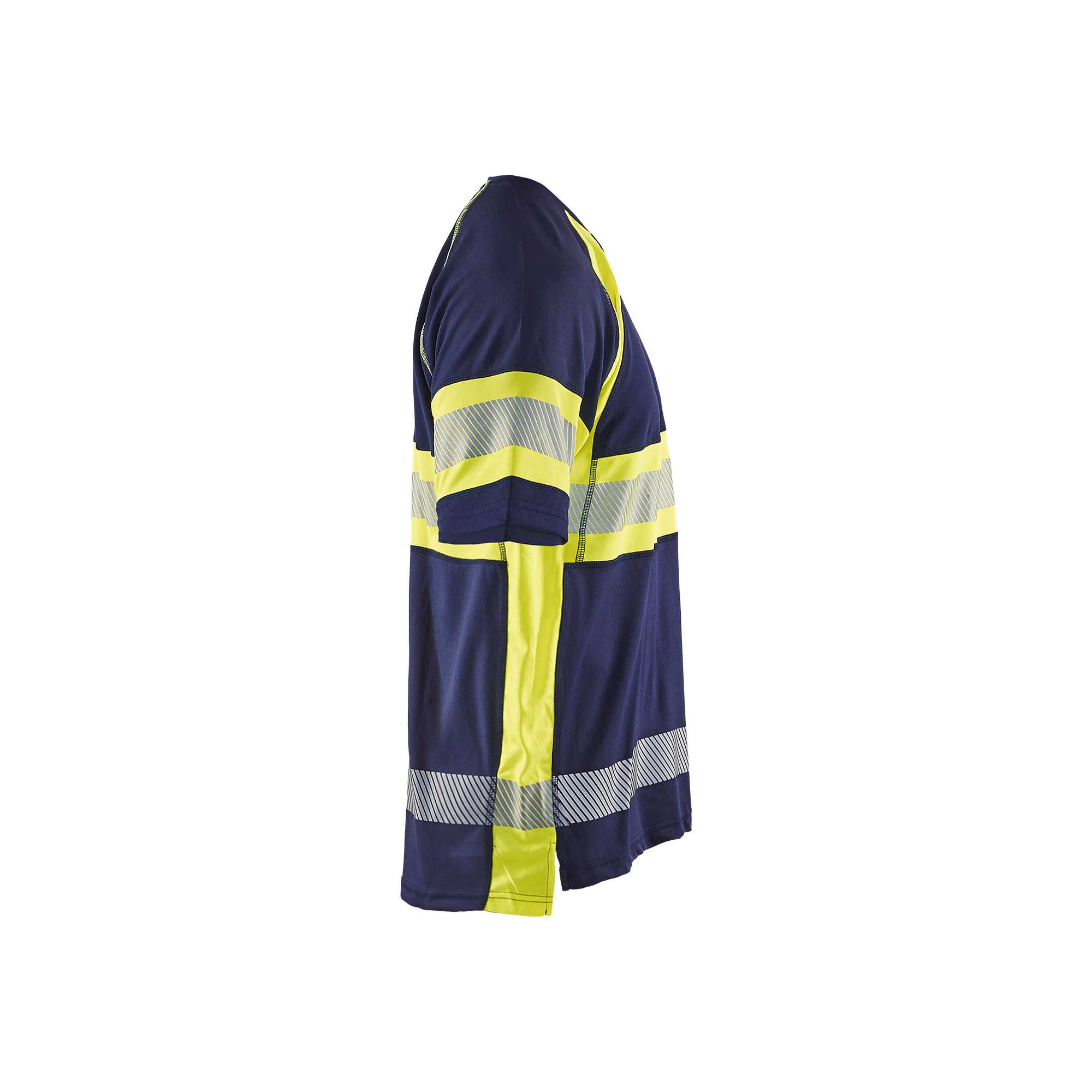BLAKLADER 33371051 HI VIS T SHIRT Hi Vis Reflective Short Sleeve Work T-Shirt MEN - 100% Polyester